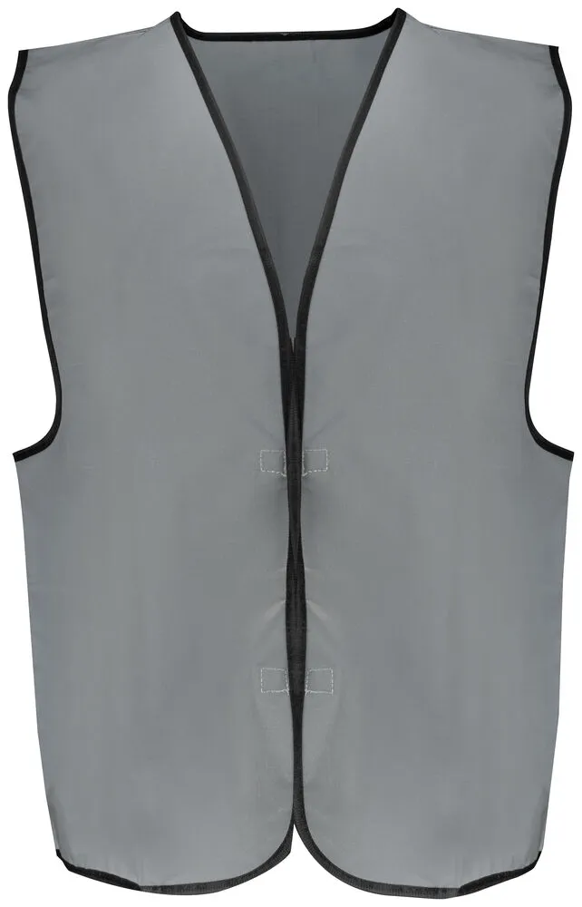 Marking Vest Reflective Velcro Grå Grå