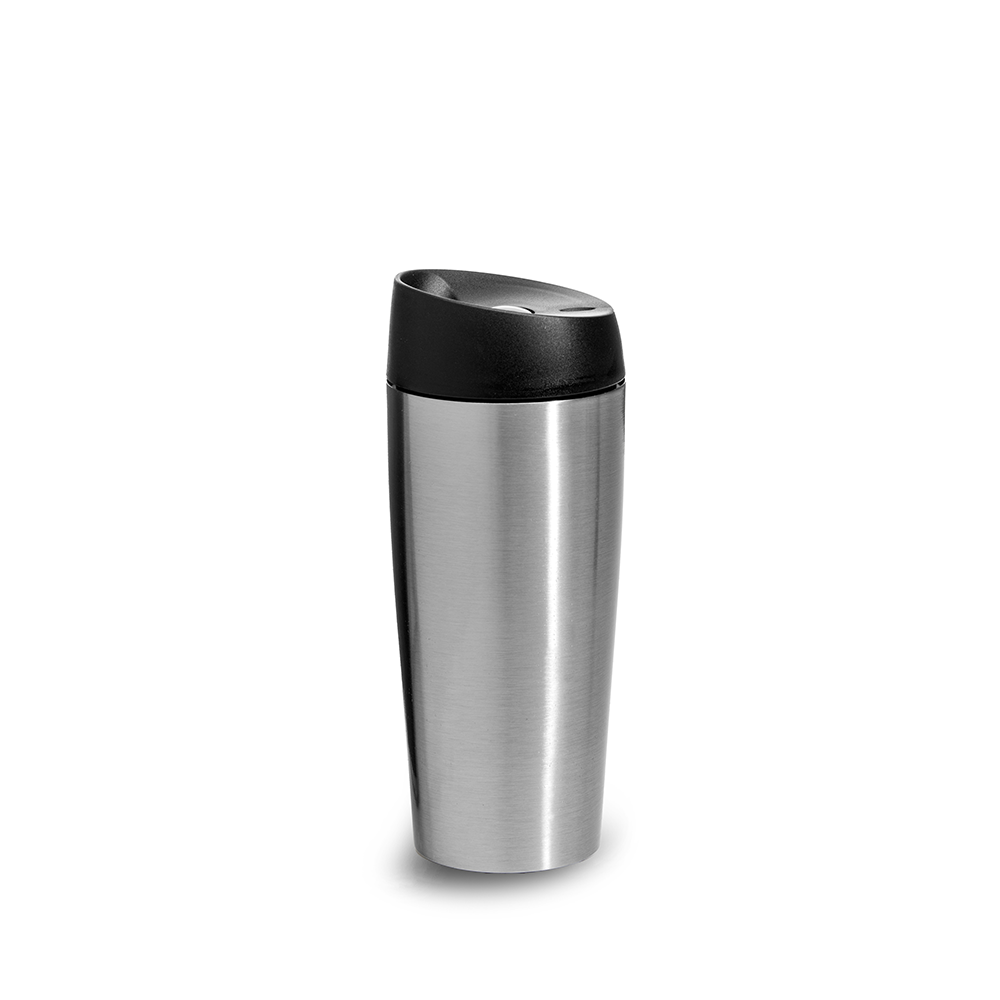 Bilmugg med låsbar tryckfunktion