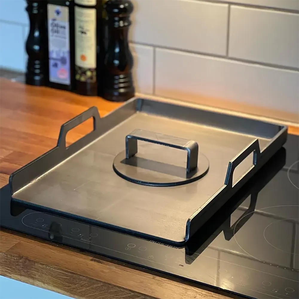 Burgarkit Premium (Stekbord + Smashjärn + Stekspade)-gravyr