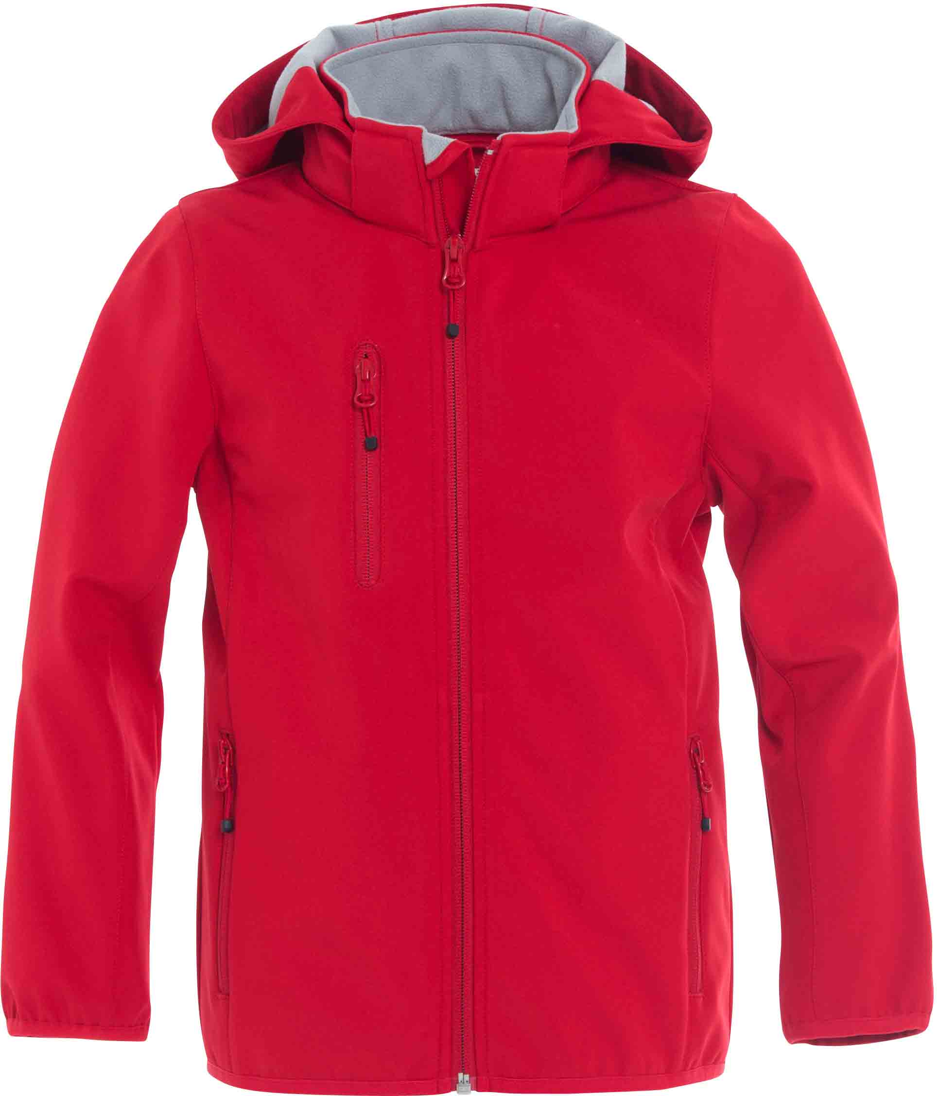 Basic Softshell Jacket Junior Röd